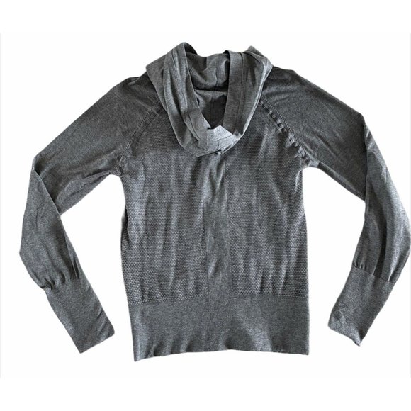 NWT‎ ~ Fabletics~ Anna Seamless Longsleeve Hoodie ~ Gray ~ Sz Small $59.95 - Picture 5 of 9